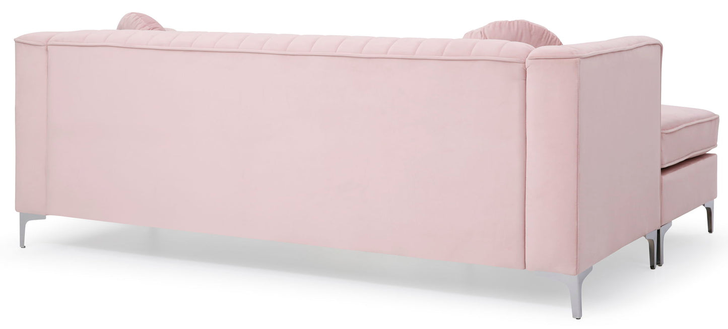 Delray - Micro Suede Sofa Chaise