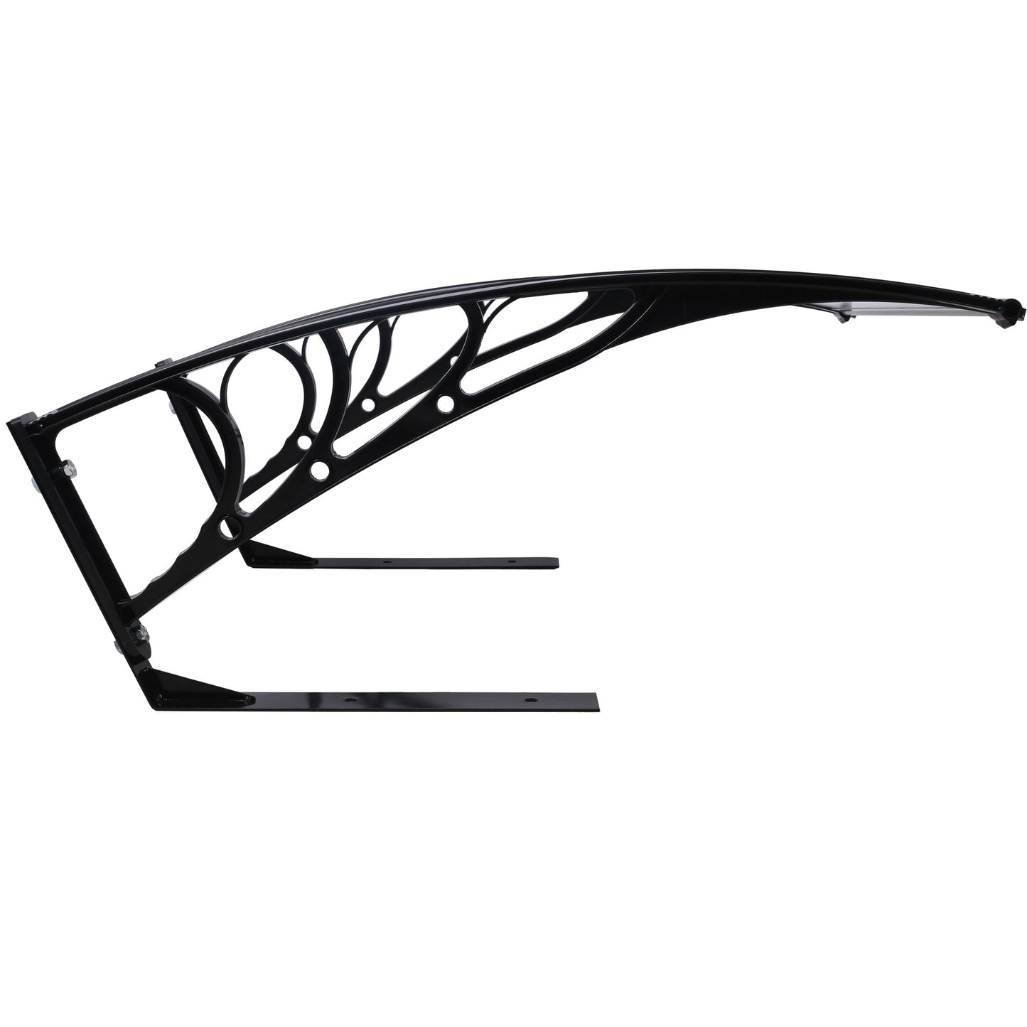 Weather Resistant Polycarbonate Canopy Outdoor Shade Cover For Robotic Lawn Mowers - Black