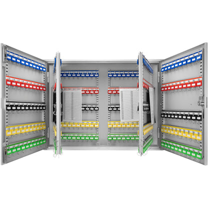 400 Keys Adjustable Key Lock Box With Digital Lock - Gray