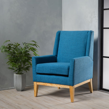 Modern Accent Chair With Padded Cushion Seat