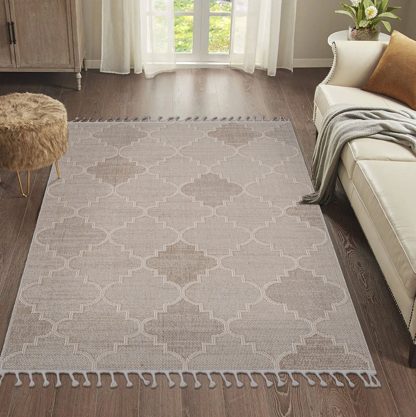 Guros - Indoor / Outdoor Trellis Area Rug