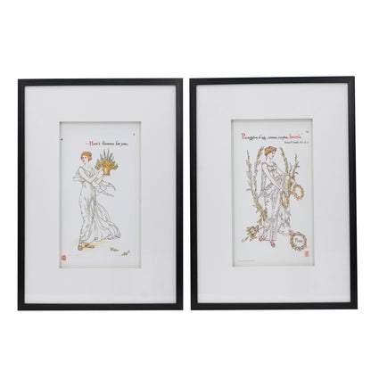 Wall Arts (Set of 2) - Black White