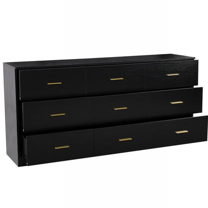 Modern Drawer Dresser For Bedroom, Ample Storage Wide Chest Of Drawers