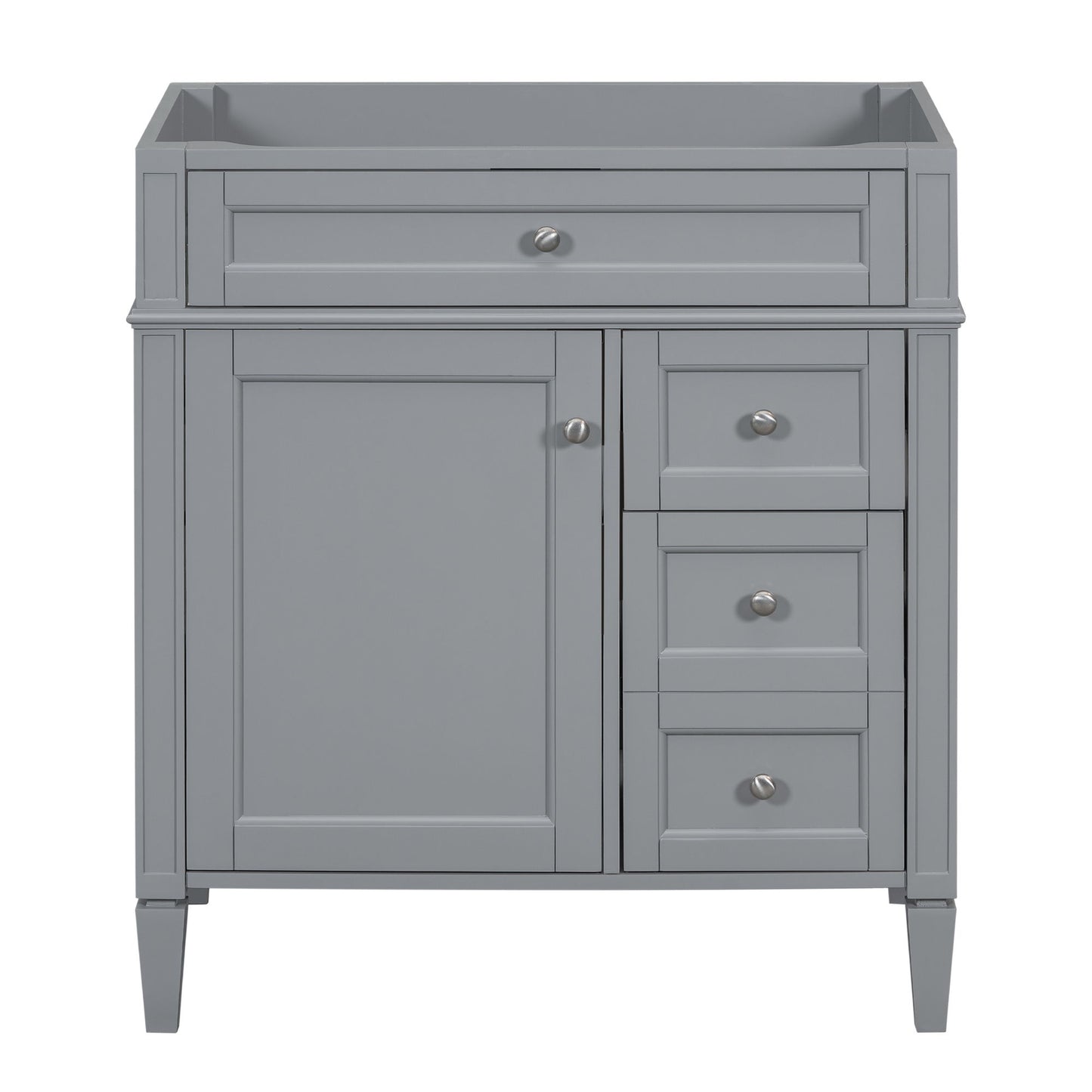 Bathroom Vanity With 2 Drawers And Tip-Out Drawer, Storage Cabinet