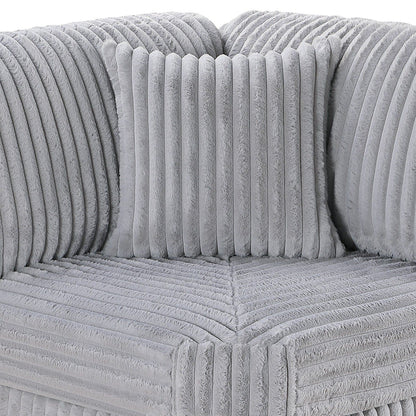 Corner Wedge Chair With Pillow, Living Room Furniture
