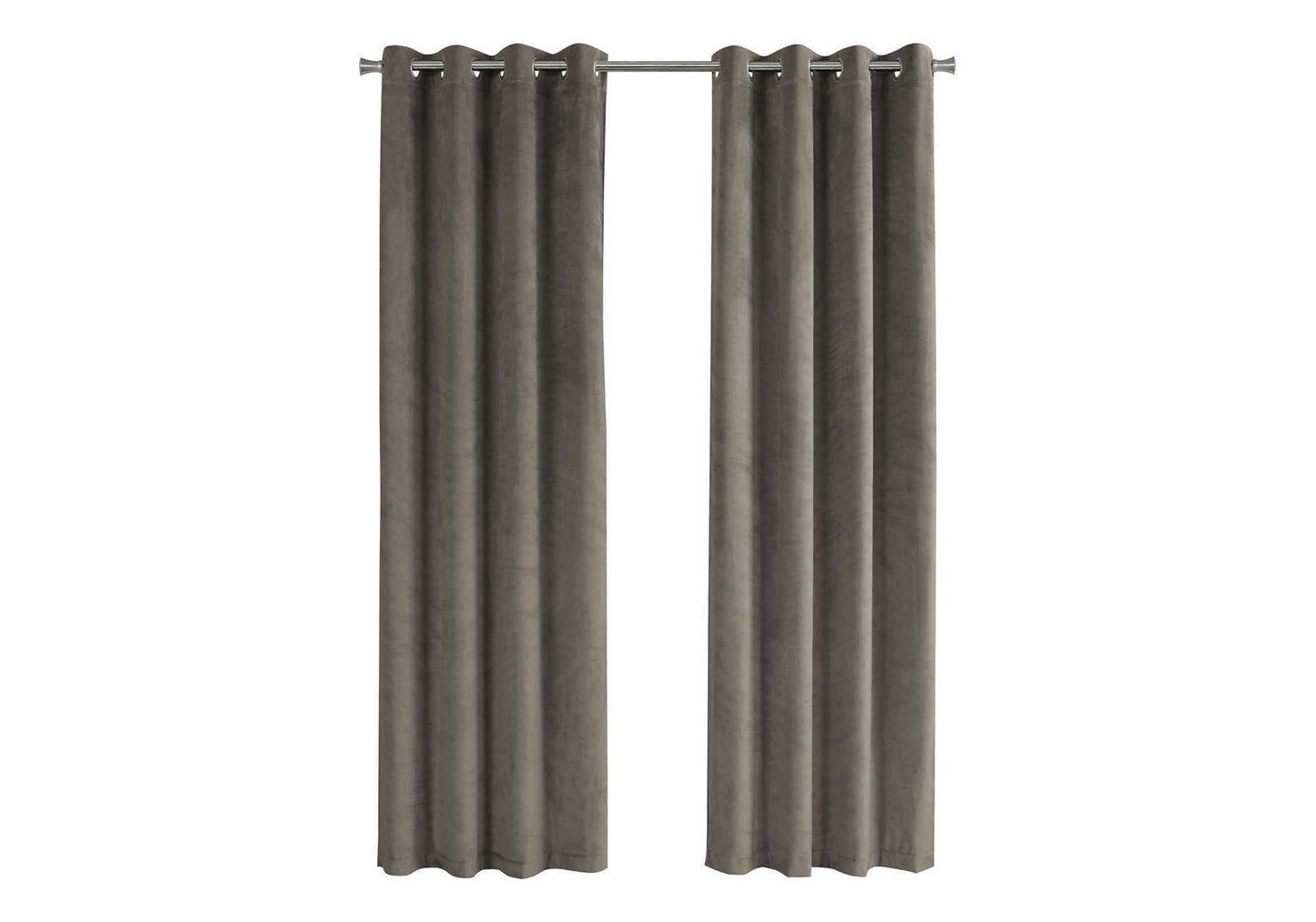 2 Pieces Set, Curtain Panel, Room Darkening, Grommet, Contemporary & Modern