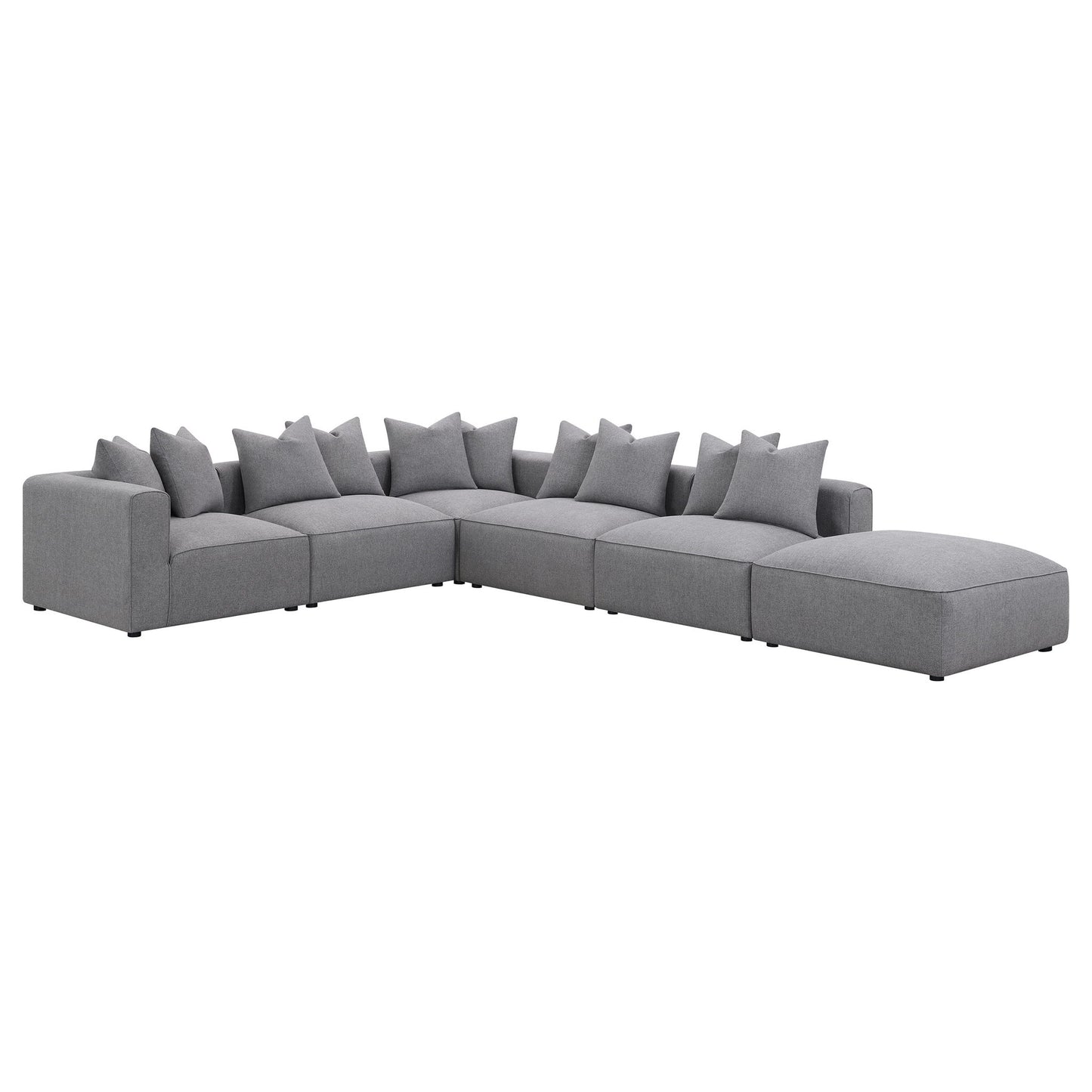 Amherst - Modular Sectional With Cushions - Gray