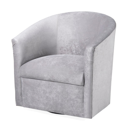 Eden - Swivel Chair With Microfiber Upholstery And Hardwood Frame