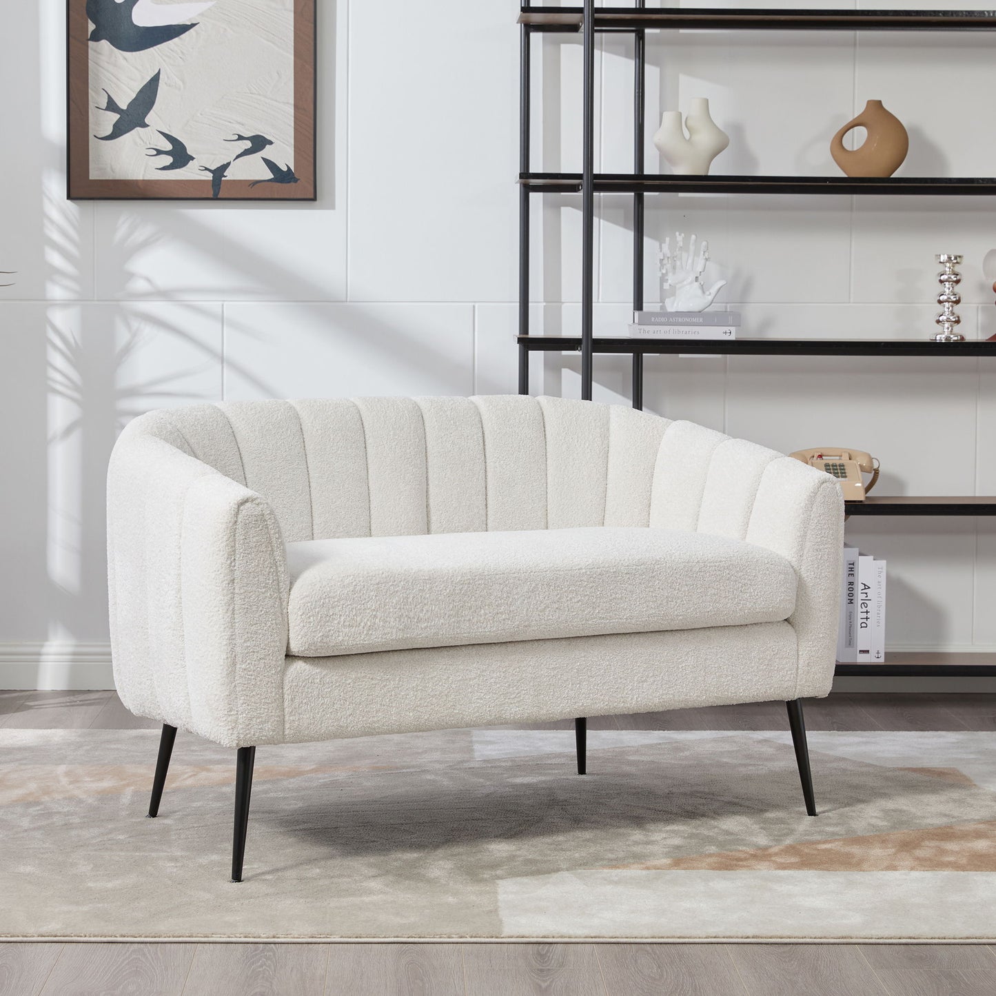 Glam Mini Loveseat, Accent Couch