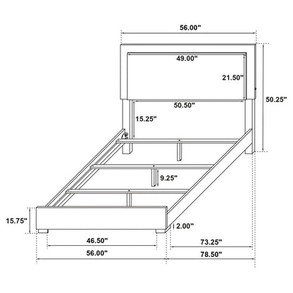 Jeremiah - Bedroom Set With LED Headboard