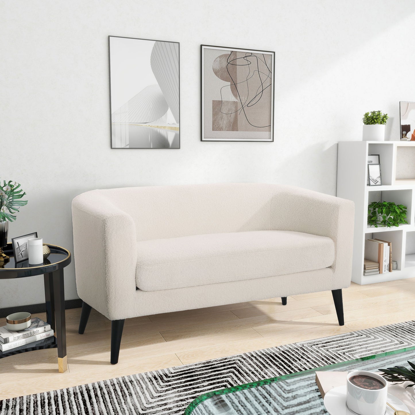 Modern Design Style Loveseat