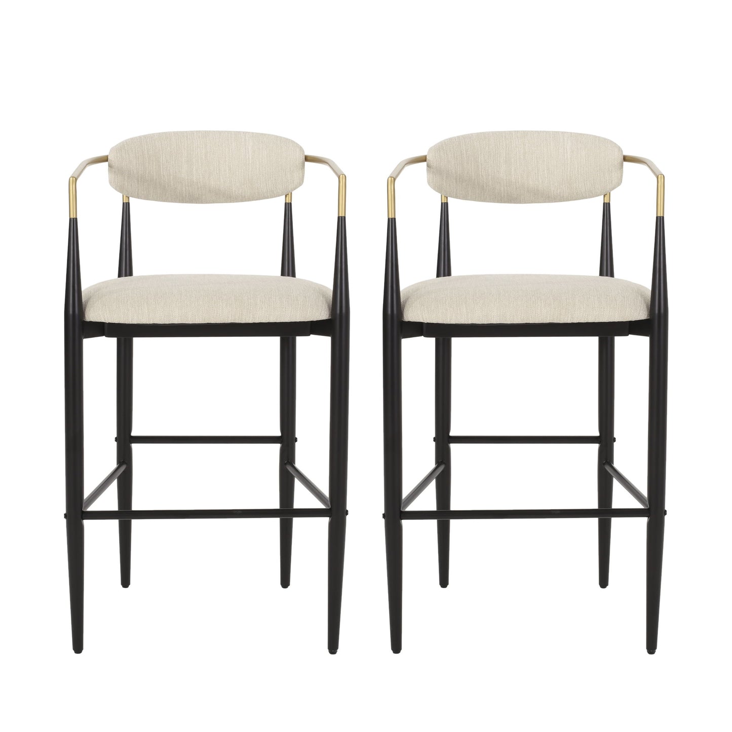 Counter Height Upholstered Barstools (Set of 2)