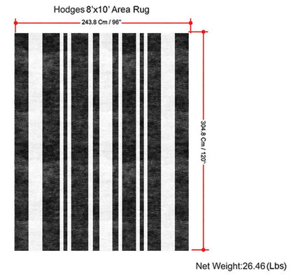 Hodges - 8' X 10' Area Rug - Ivory / Gray