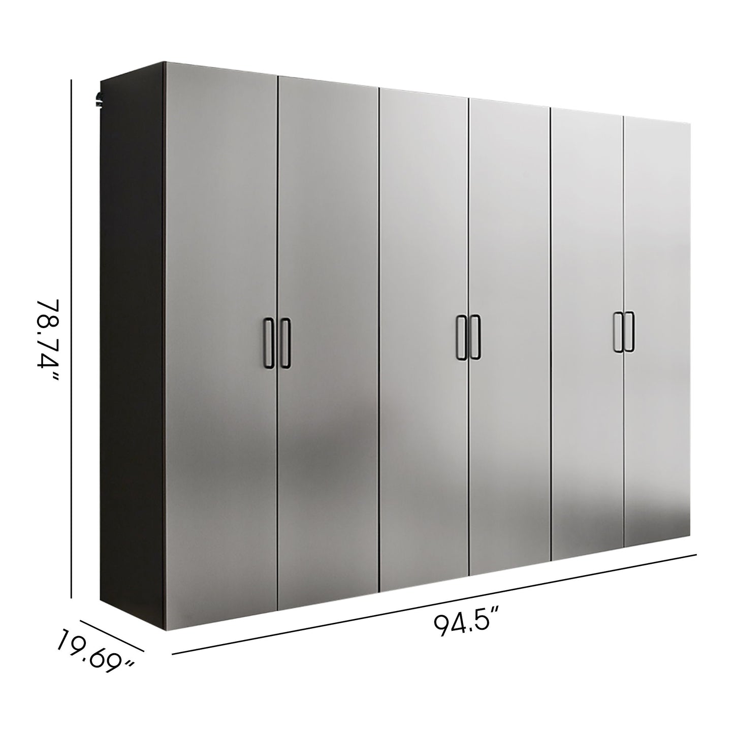 Astro Series - Garage Cabinet Set - Metallic Gray