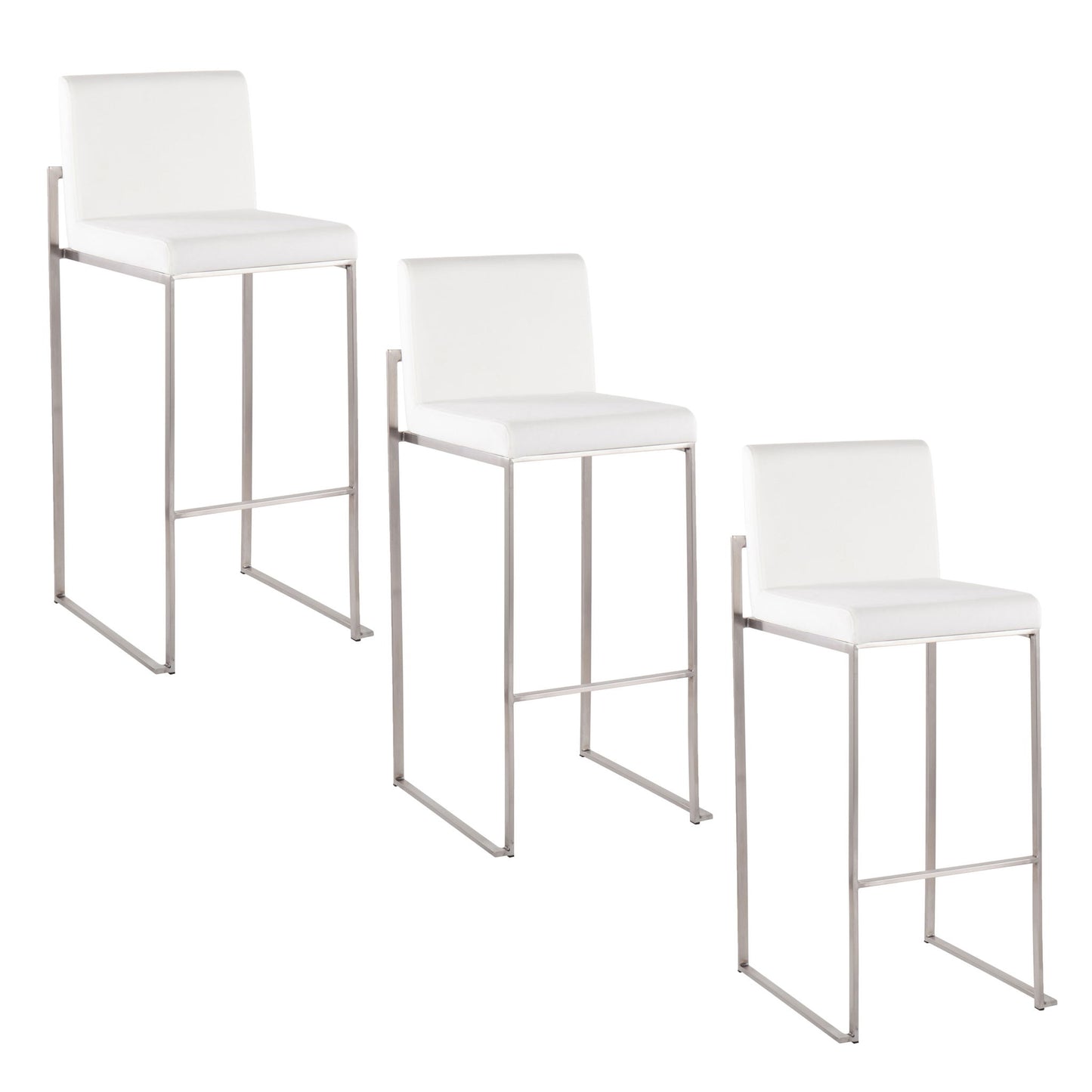 Fuji - Contemporary And Modern Elegance High Back Barstool