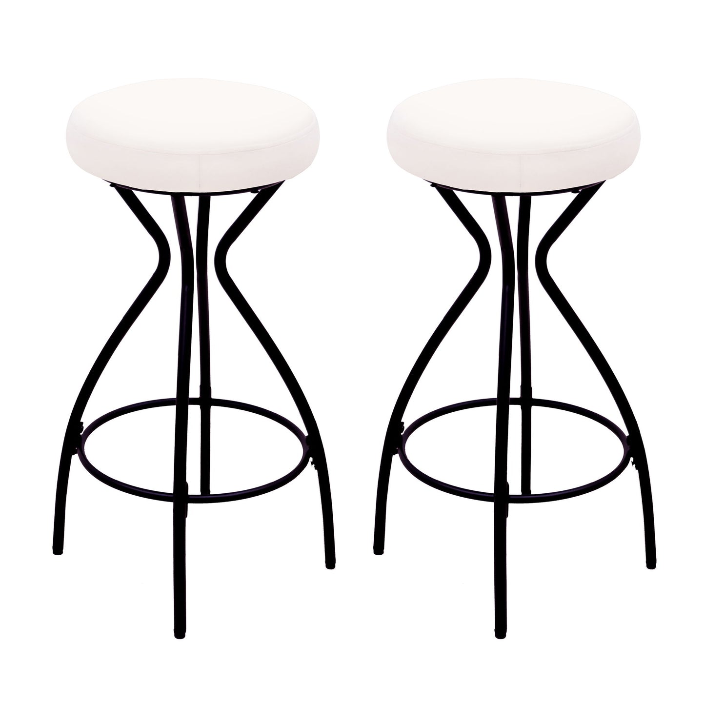 Modern Backless Bar Stools For Kitchen Island (Set of 2)