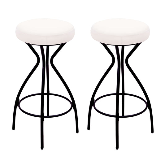 Modern Backless Bar Stools For Kitchen Island (Set of 2)