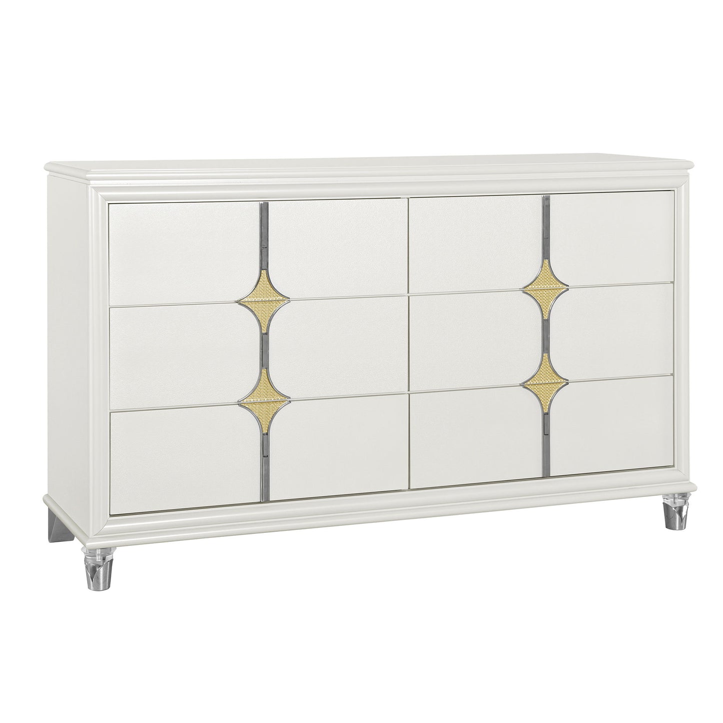 Uriuni - Dresser - Gold / White