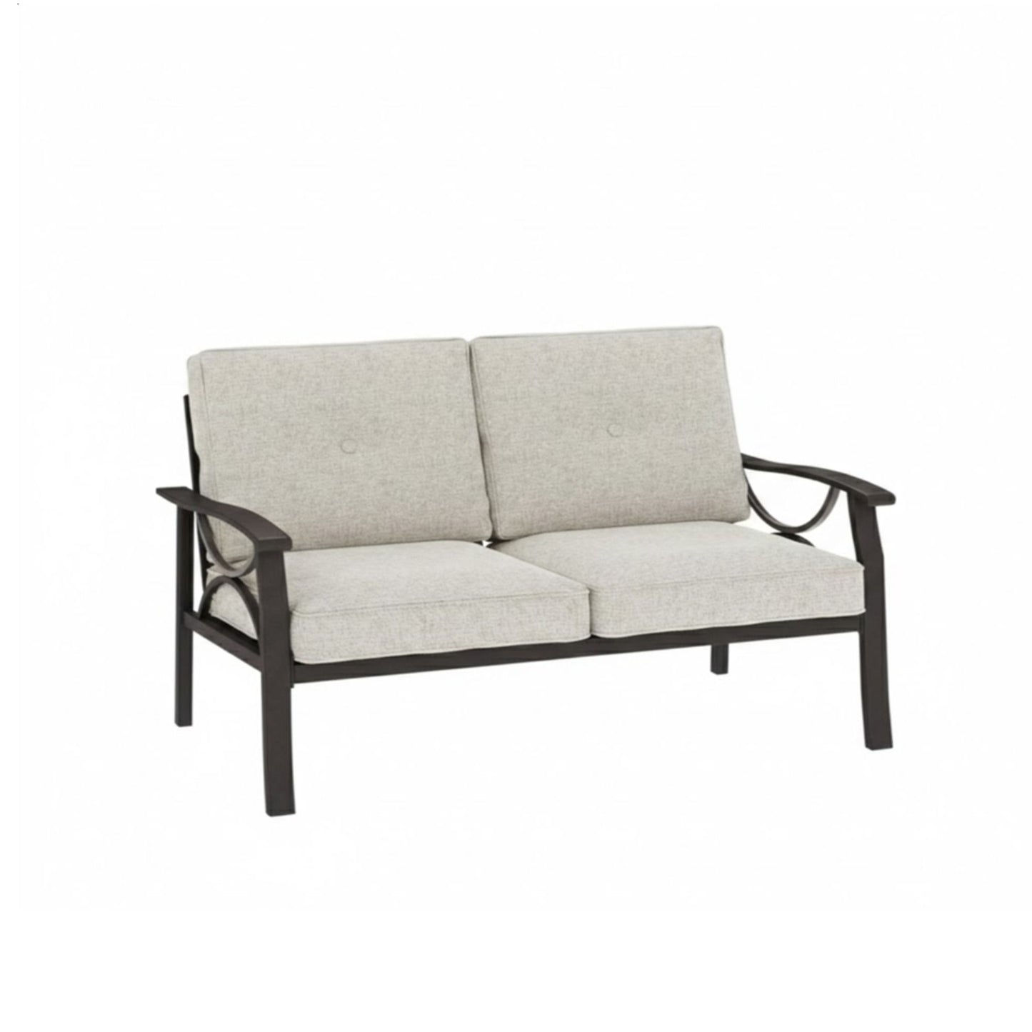 All-Weather Loveseat 2 Seats Sofa With Cushions