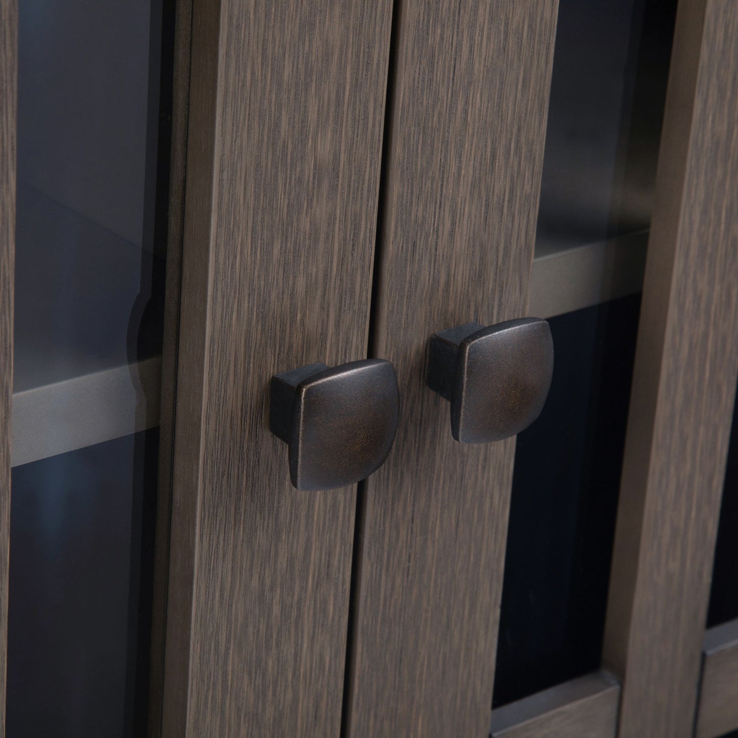 Bedford - Low Storage Media Cabinet - Farmhouse Gray