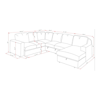 Melody - Sectional Sofa