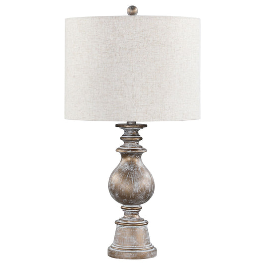 Wahlburg - Drum Shade Table Lamp - Oatmeal