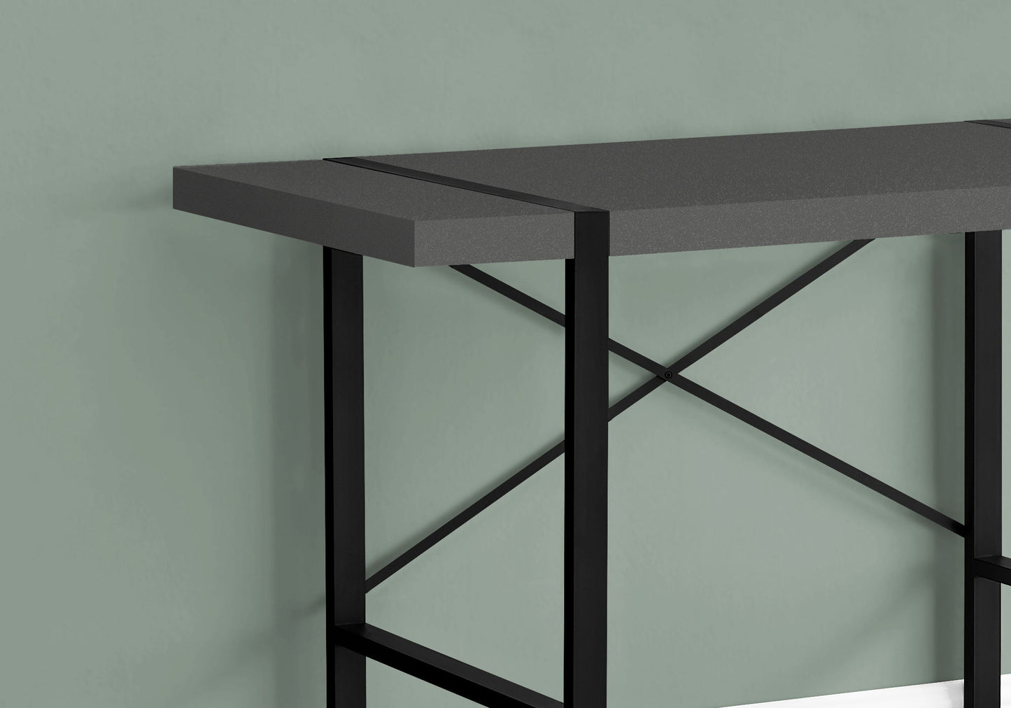 Computer Desk For Home Office, Laptop, Modern Convenient Design - Gray