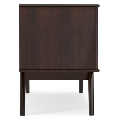 Draper - Handcrafted Mid Century Low TV Media Stand