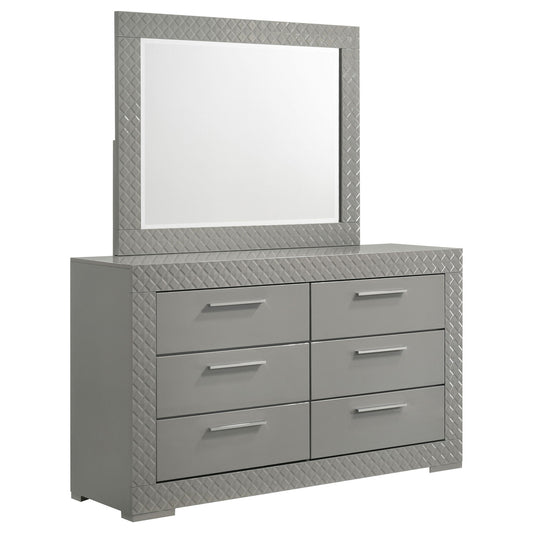 Pierce - 6 Drawer Dresser And Mirror