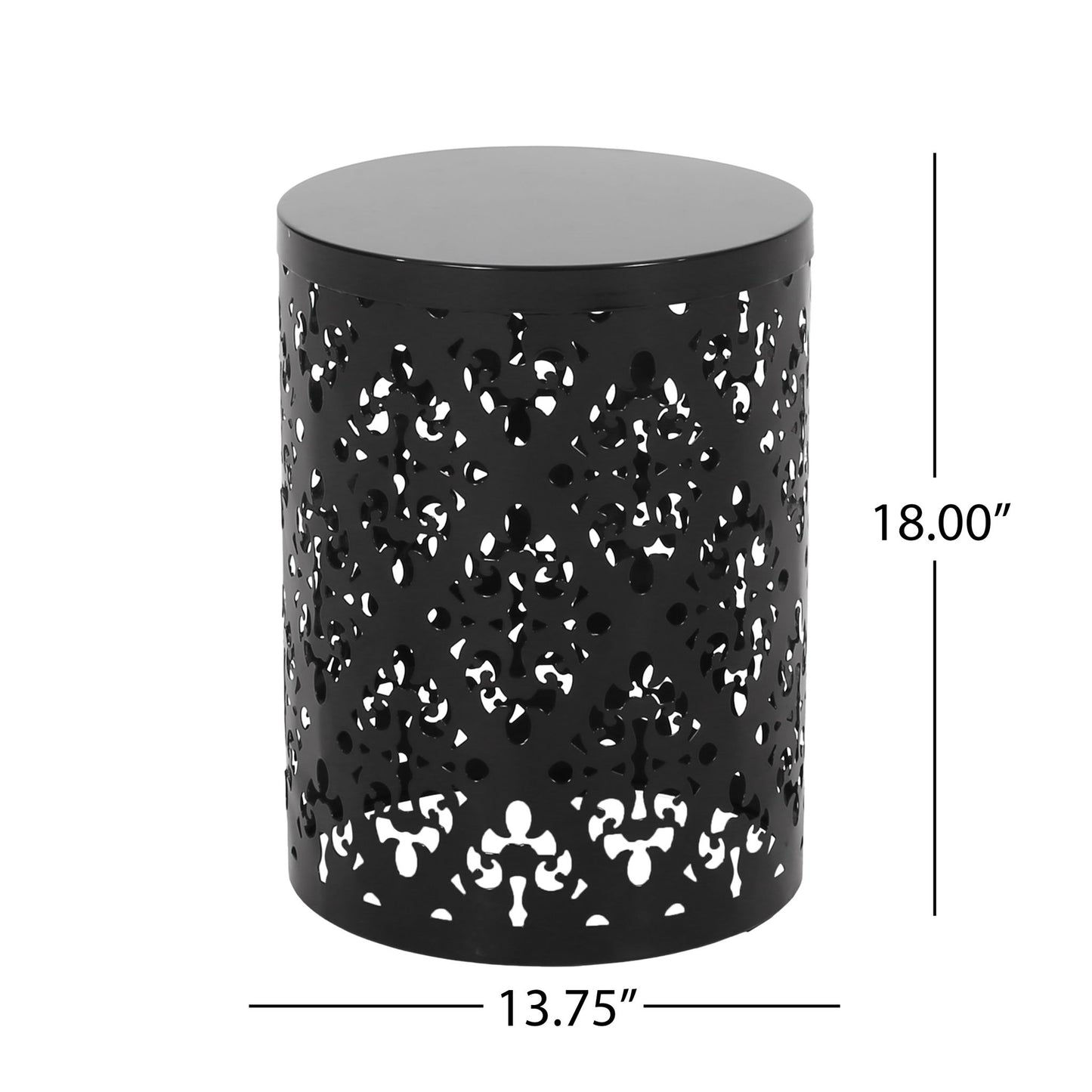 Outdoor Metal Modern Design End Table