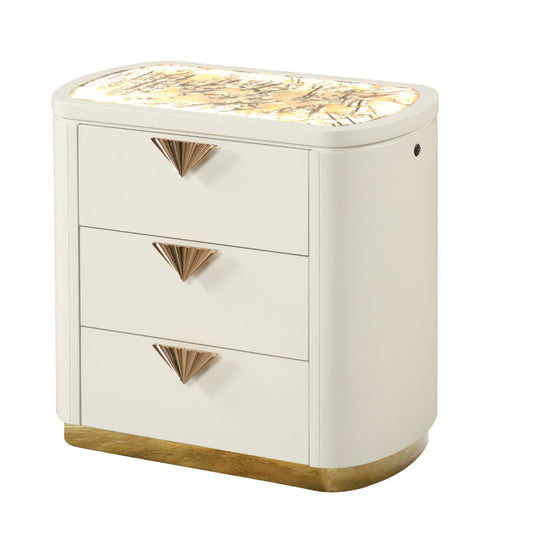 La Pierre - Nightstand - Beige