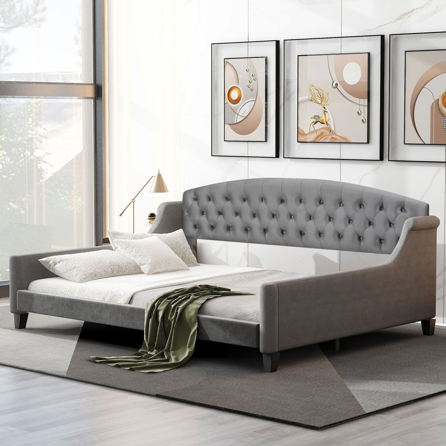 Modern Tufted Button Daybed