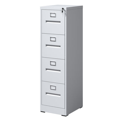 Premium Drawer File Cabinet With Lock, Metal Vertical Design, A4 Legal / Letter Size