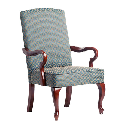 Delaney - Elegant Gooseneck Arm Chair With High Back