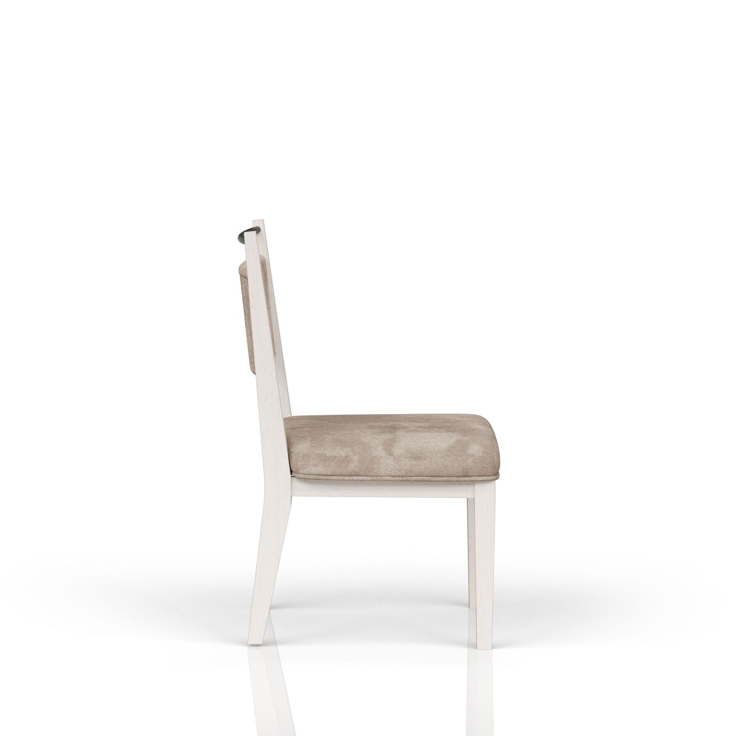 Rope Back Chair - Beige / Carmel
