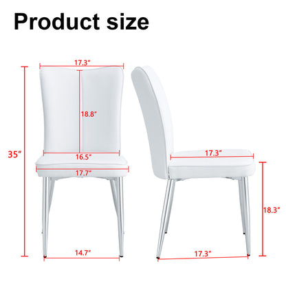 Minimalist Style Minimalist Dining Chairs With Metal Legs