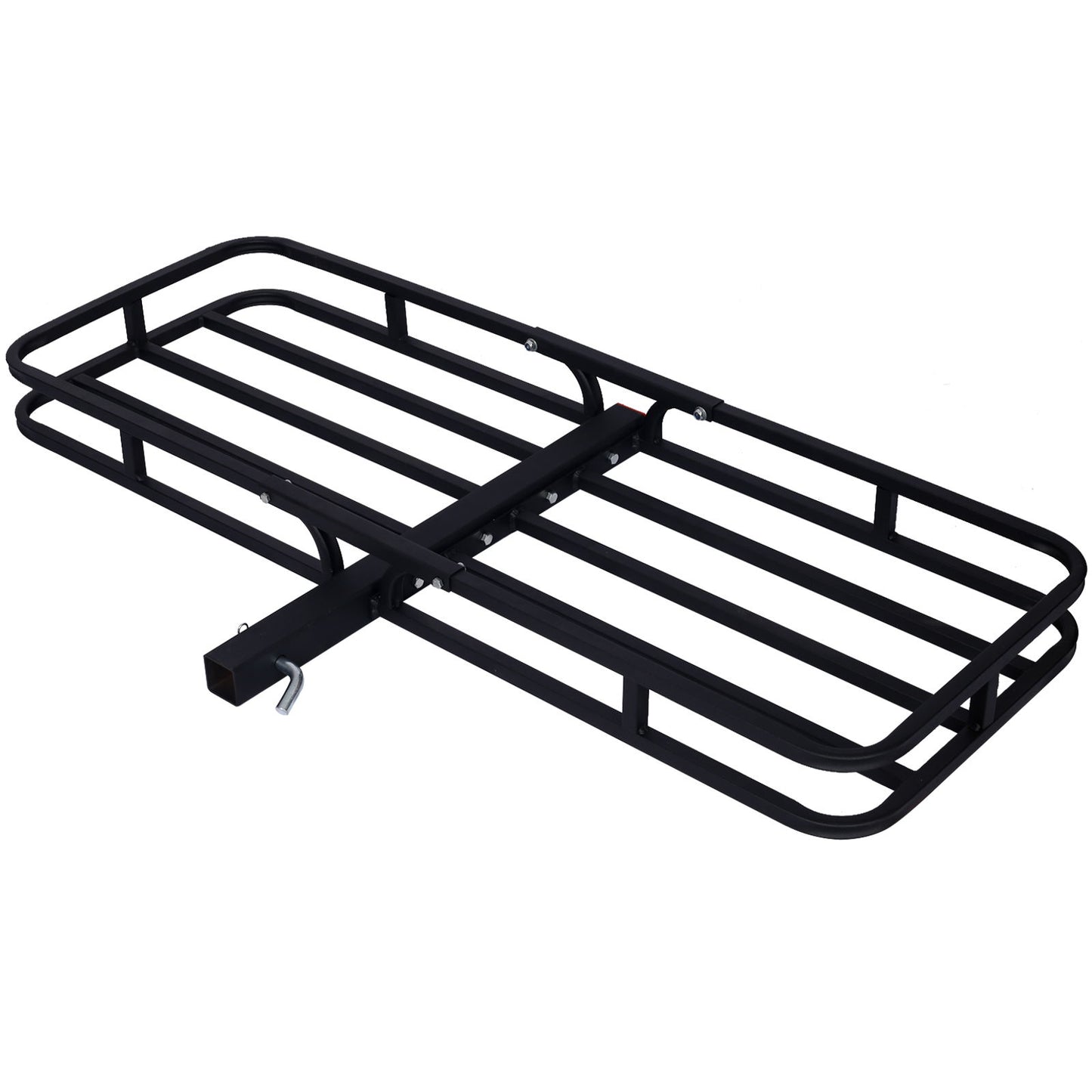 Heavy Duty Steel Hitch Mount Cargo Carrier Rack For SUV, Truck, Car With 2" Receiver - Black