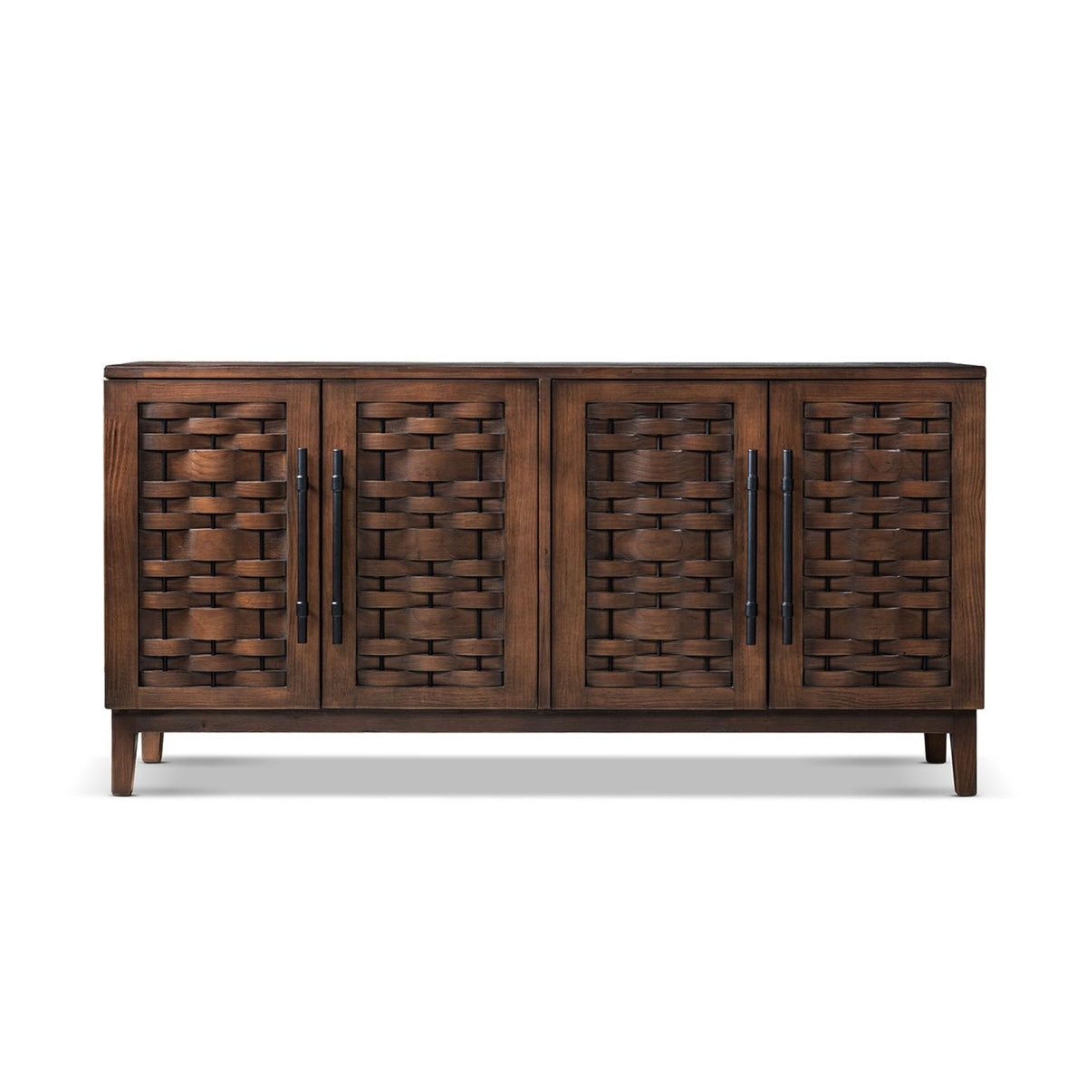 Koa - 4 Door Sideboard - Dark Brown