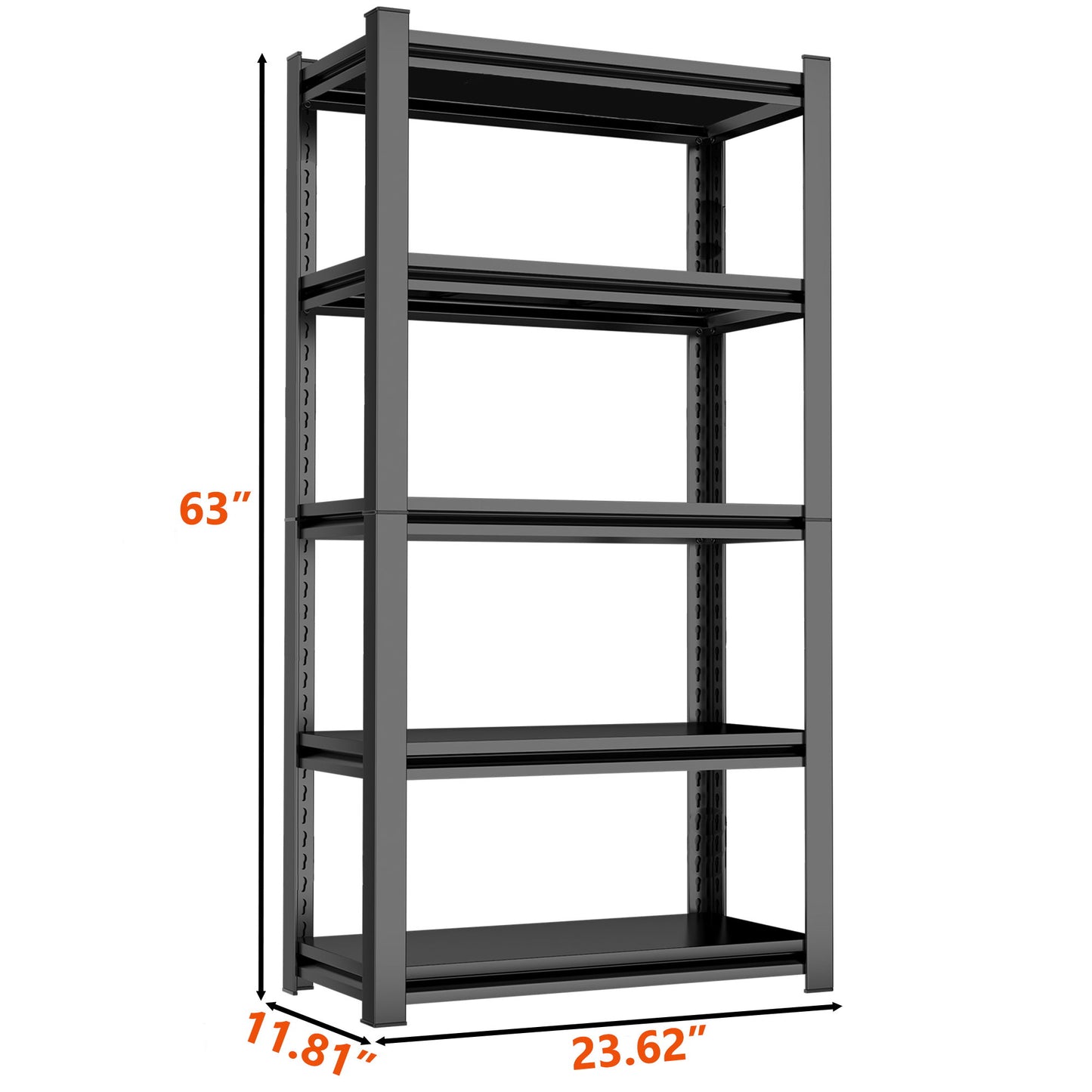 5 Tier Heavy Duty Shelving Unit Adjustable Shelving Units