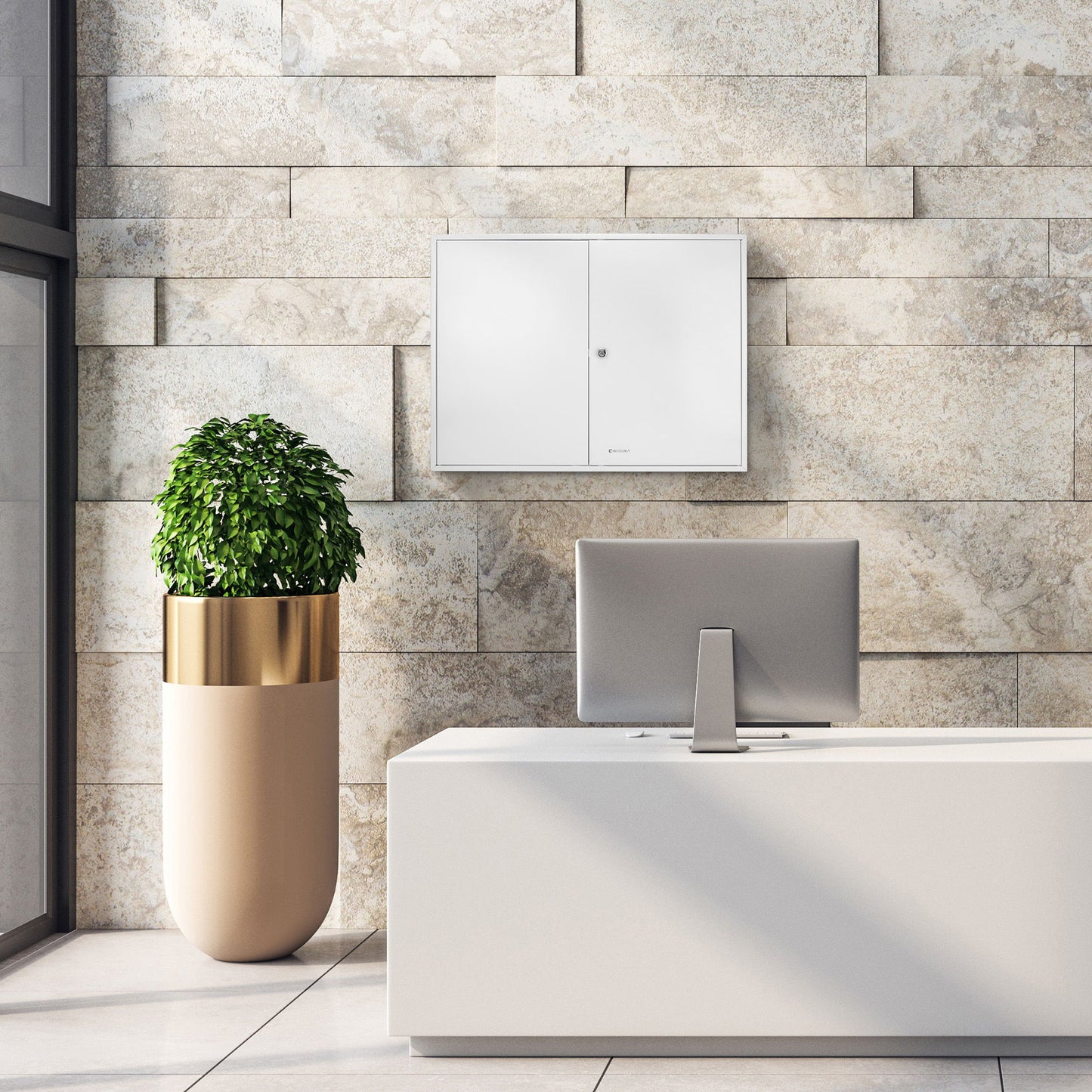 Adjustable Key Cabinet With Lock