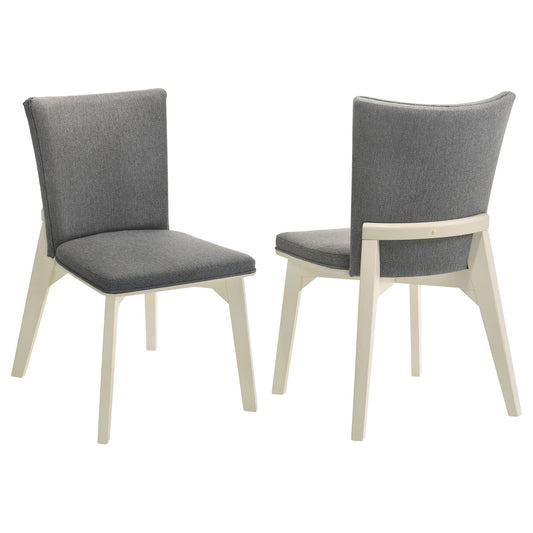 Jean - Upholstered Dining Side Chair (Set of 2) - Gray