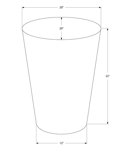Drum Accent Side Table, Elegant Design