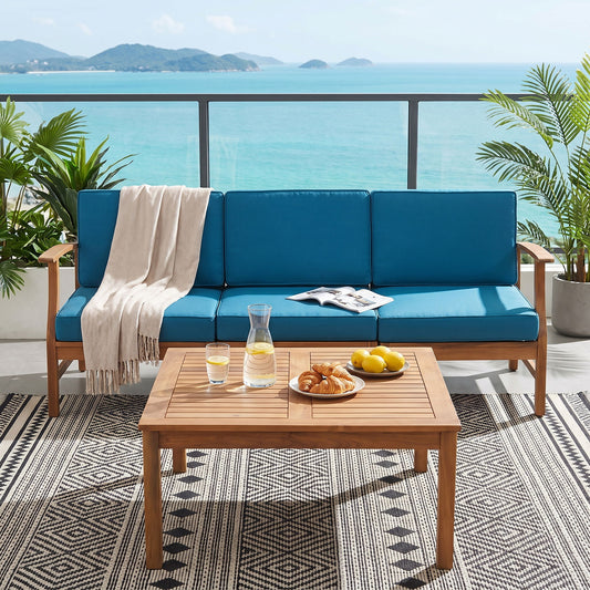 Perla - 3 Seater Sofa And Table Set
