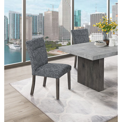 Sharon - Dining Chair With Extended Back (Set of 2) - Gray