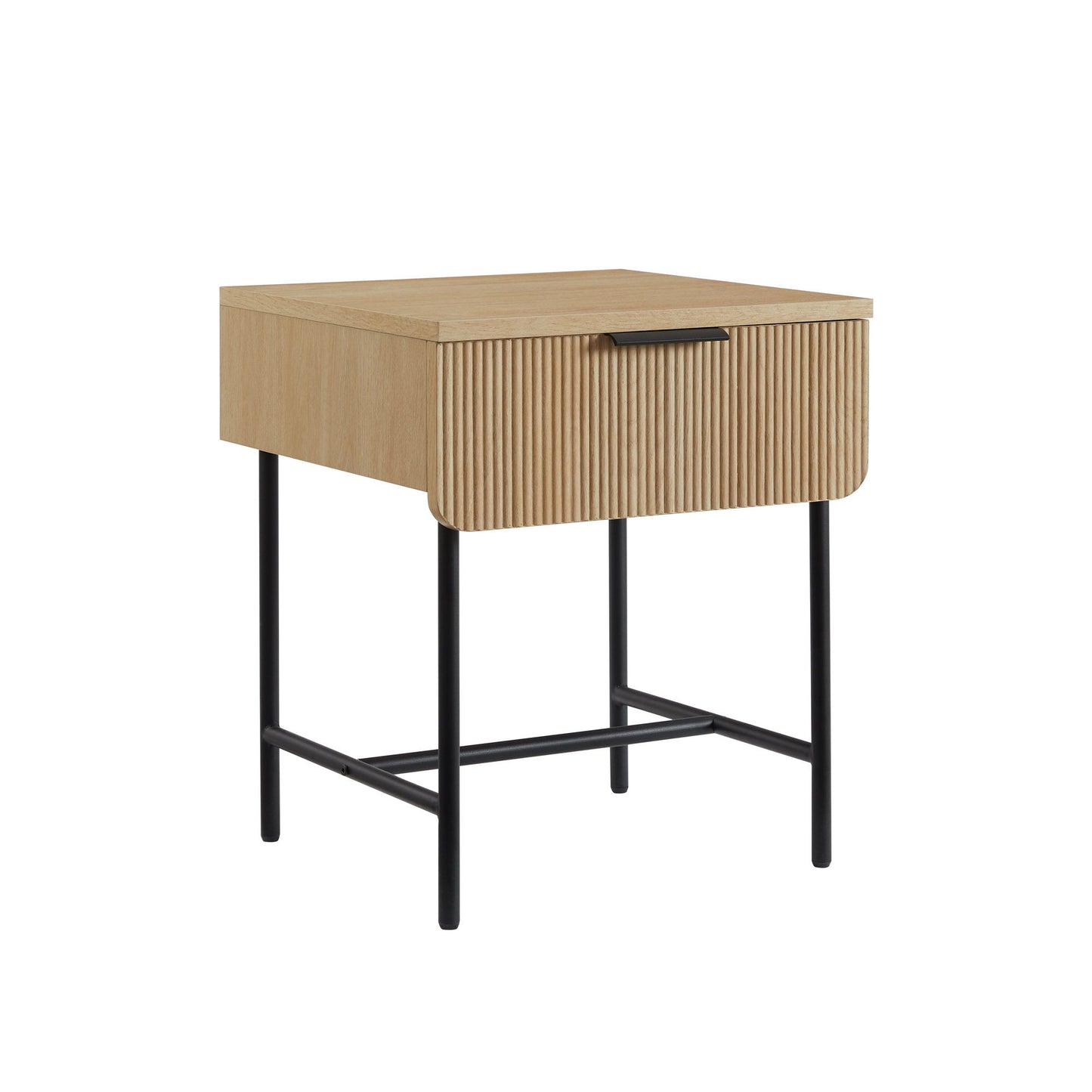 Modern Fluted Door Minimalist Side Table
