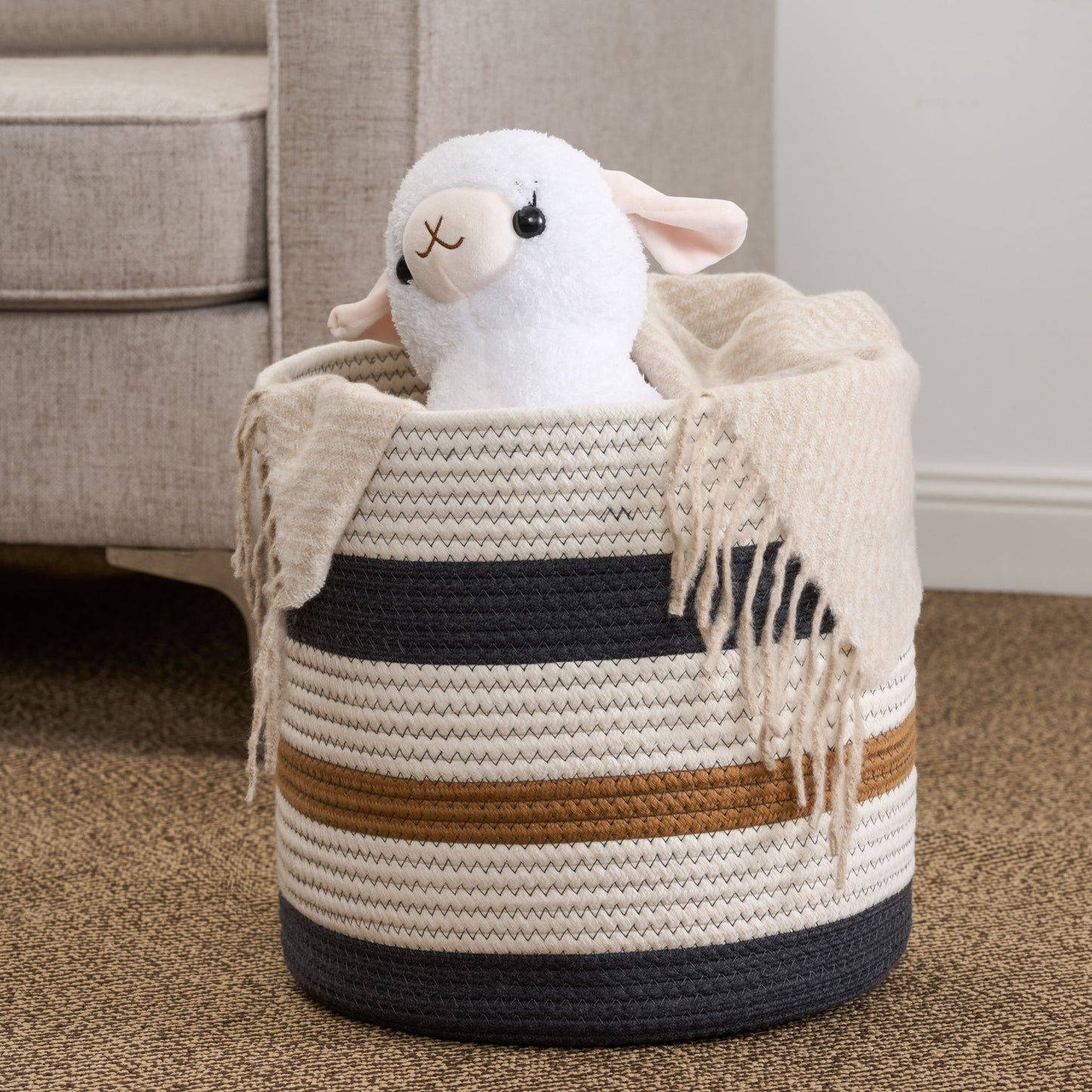 Gregory - Cotton Round Storage Basket