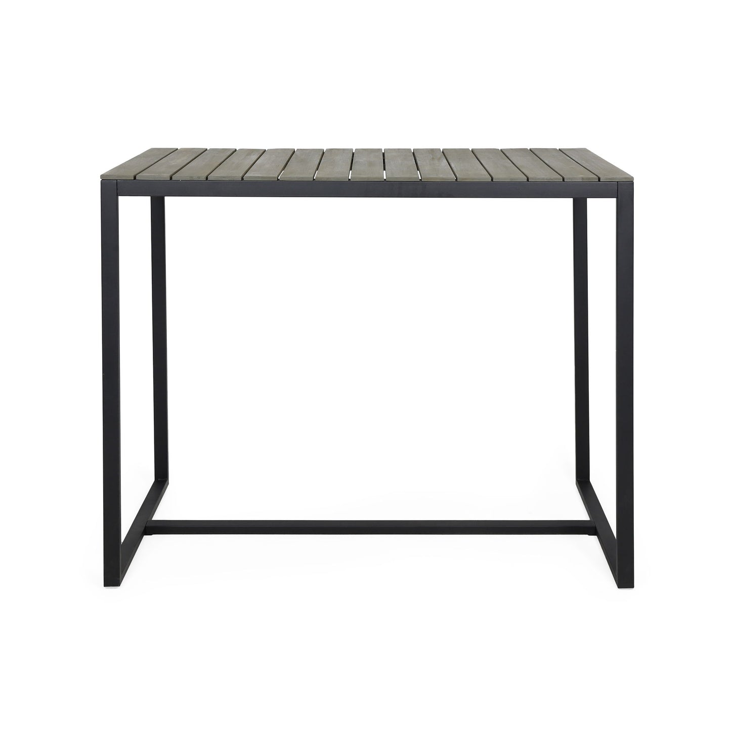 Ernesto - Outdoor Industrial Acacia Wood Bar Table