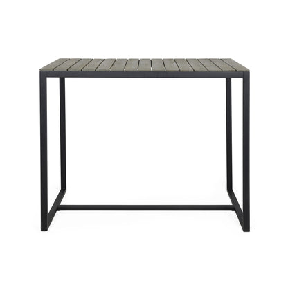 Ernesto - Outdoor Industrial Acacia Wood Bar Table