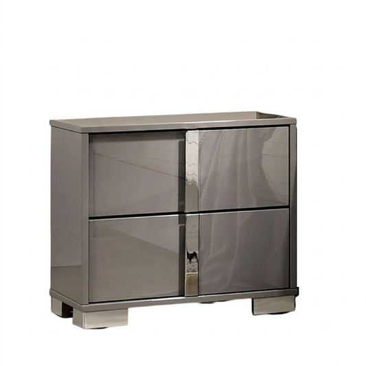 Nightstand With Vertical Handles