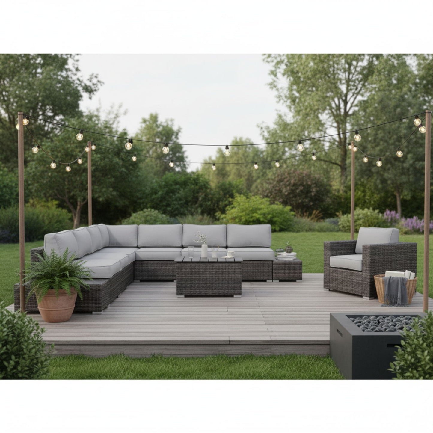 Sectional, Stylish Entertainment, Outdoor Living